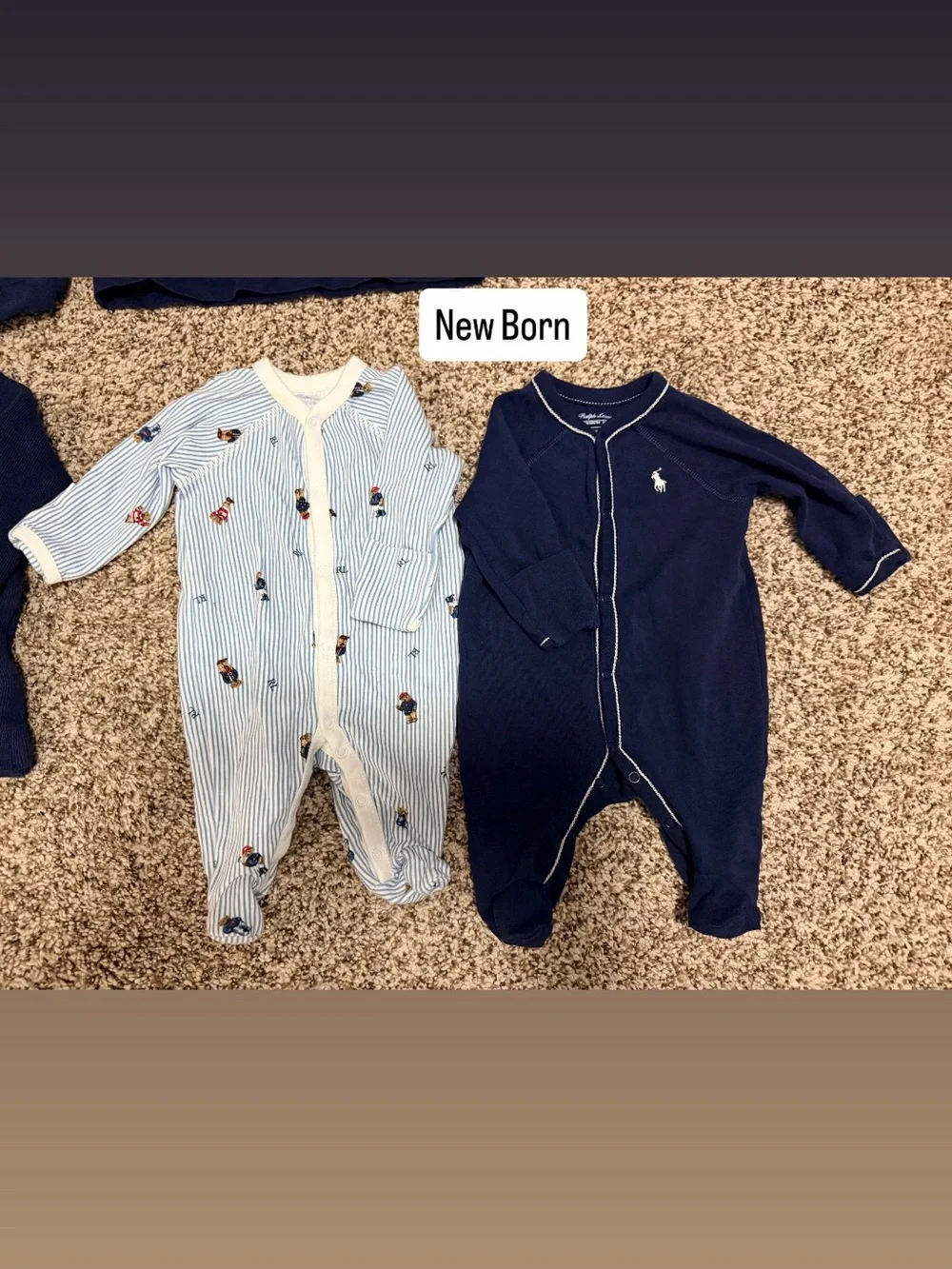 Ralph Lauren Baby Boy Clothing Lot - NB, 9M,12M,18M